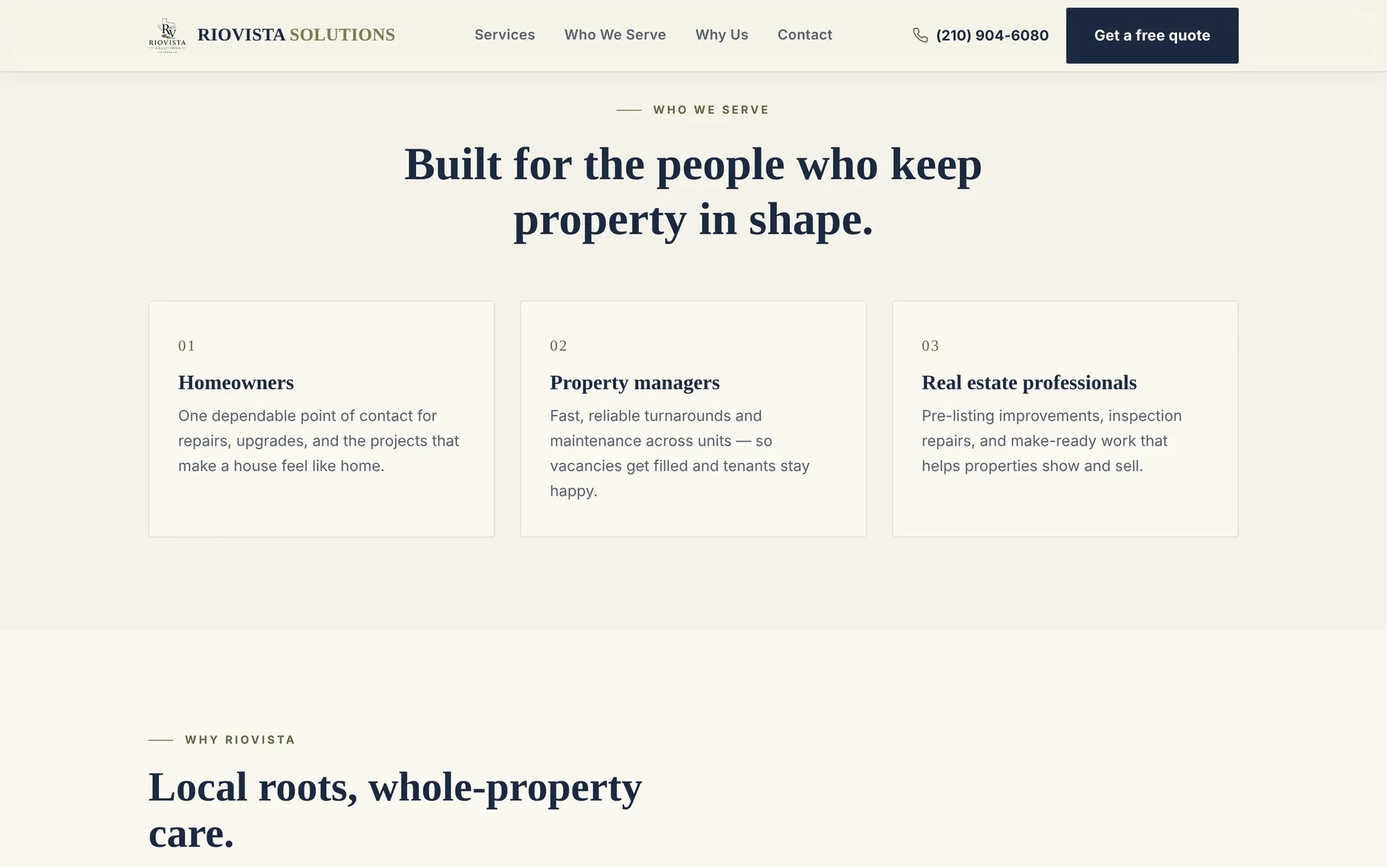 Built for homeowners, property managers and real estate professionals.